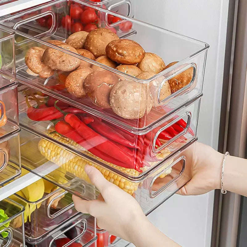 Transparent Refrigerator Storage Box
