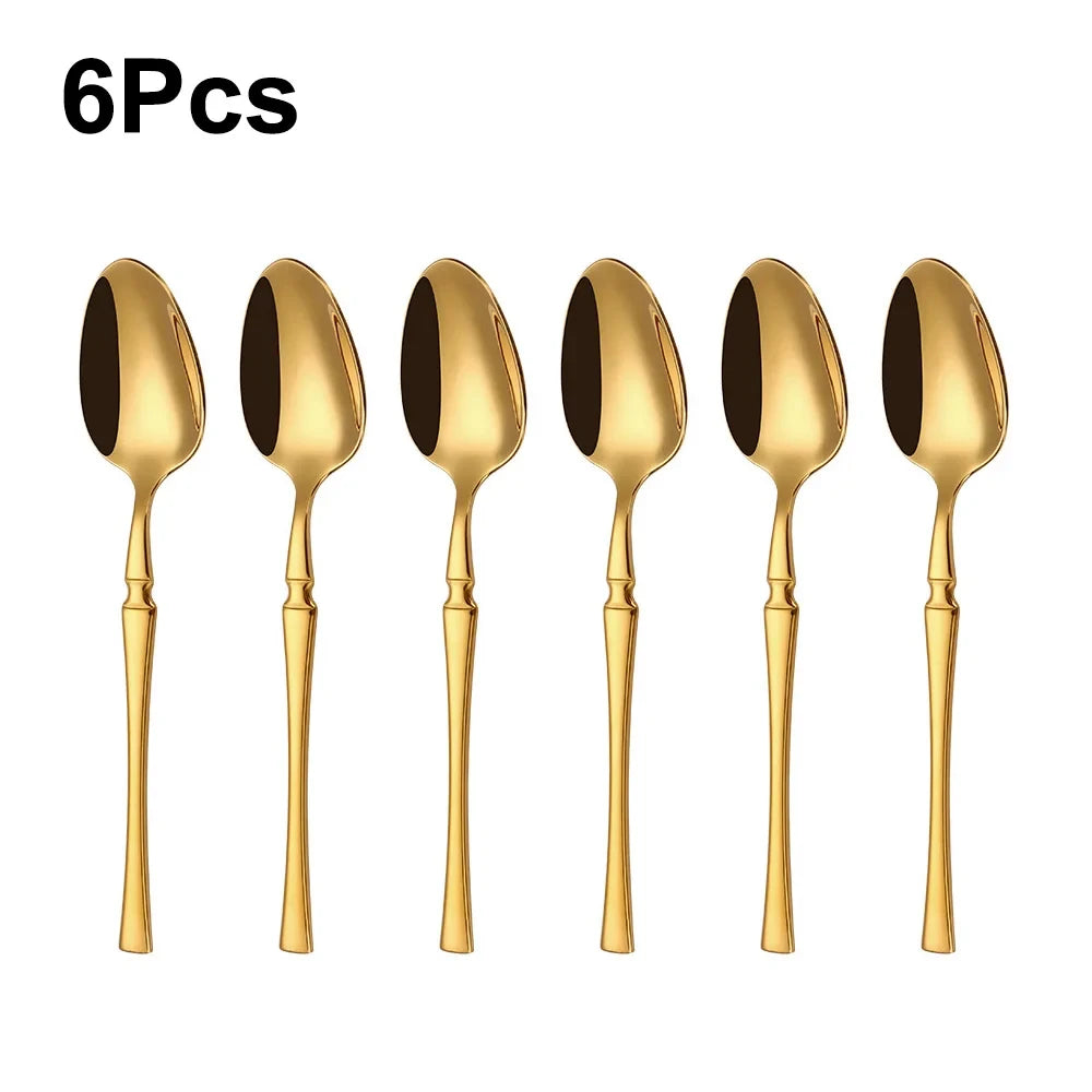 Gold Stainless Steel Flatware Set