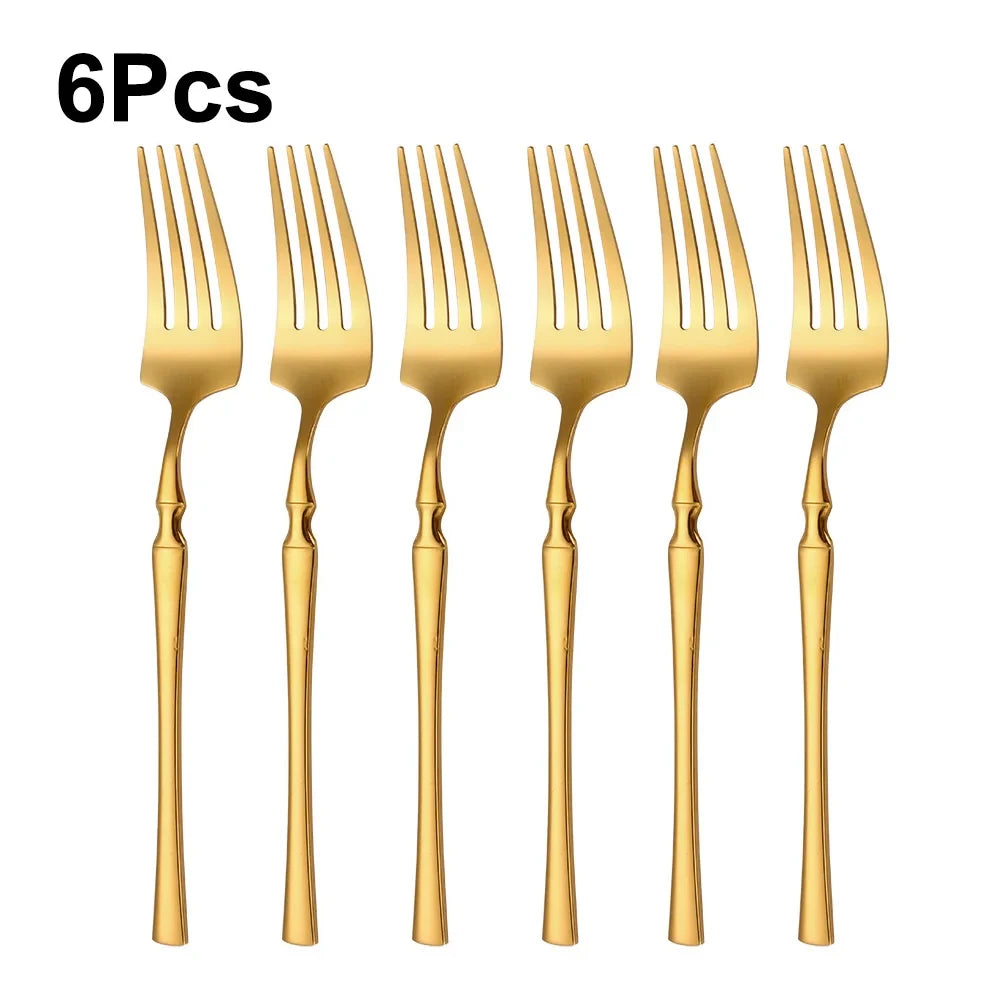 Gold Stainless Steel Flatware Set