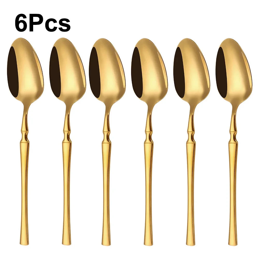 Gold Stainless Steel Flatware Set