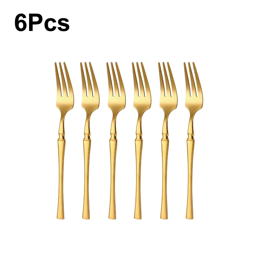 Gold Stainless Steel Flatware Set