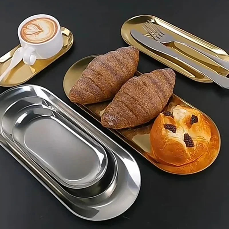 Stainless Steel Dessert Plate