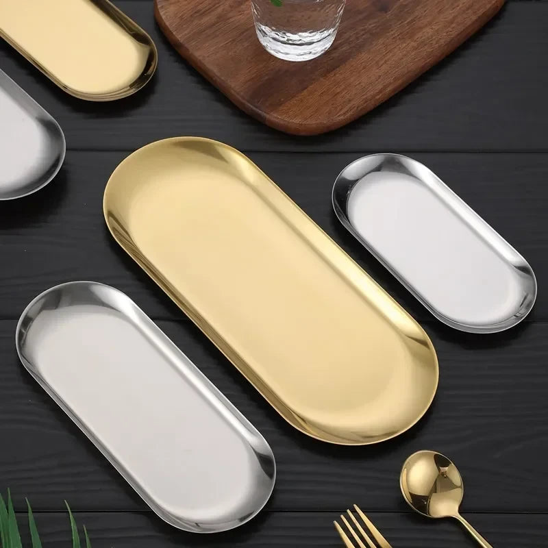Stainless Steel Dessert Plate