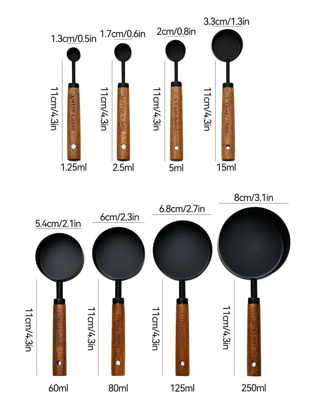Stainless Steel Measuring Spoon Set